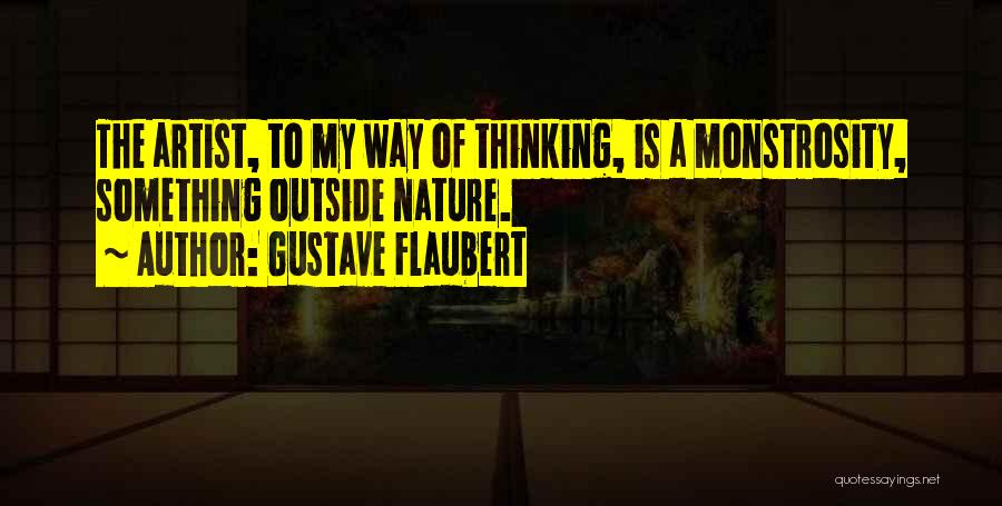 Nature From Artists Quotes By Gustave Flaubert