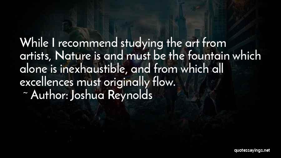 Nature From Artists Quotes By Joshua Reynolds