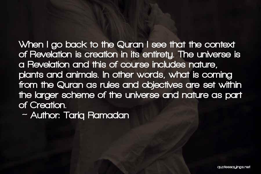 Nature From The Quran Quotes By Tariq Ramadan