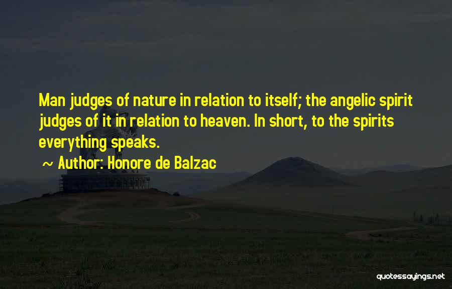 Nature Heaven Quotes By Honore De Balzac