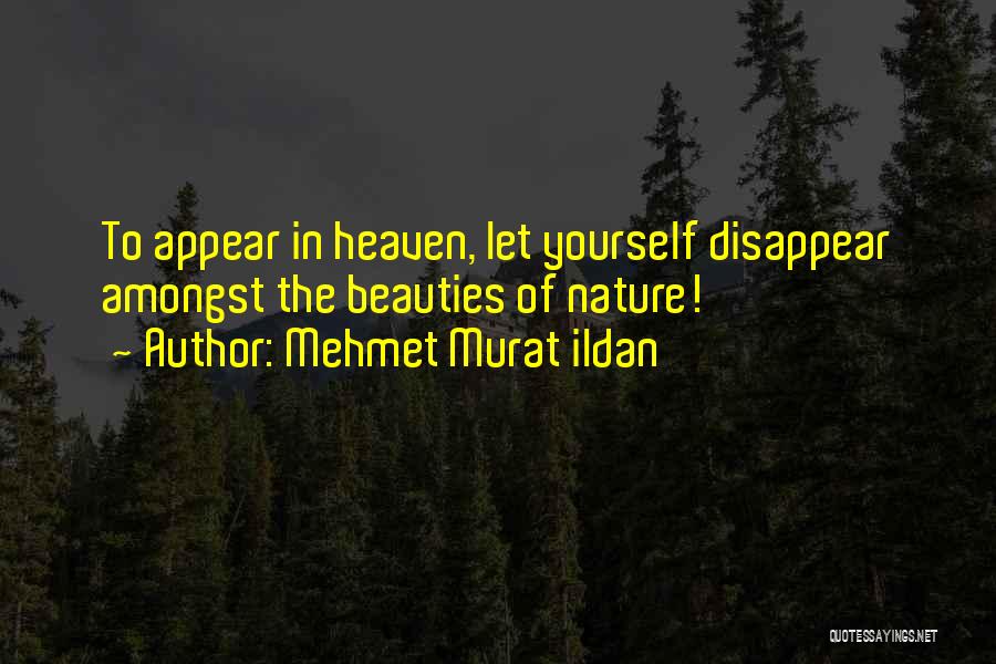 Nature Heaven Quotes By Mehmet Murat Ildan