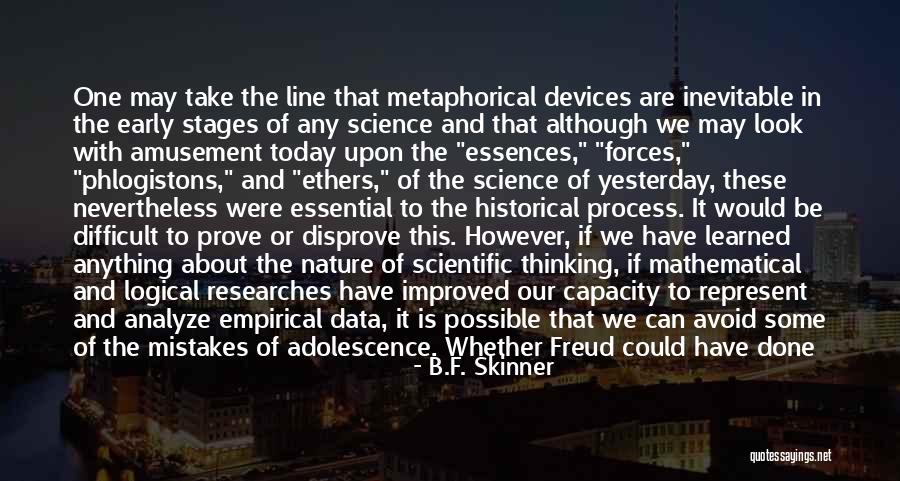 Nature In One Line Quotes By B.F. Skinner Nature In One Line Quotes By B.F. Skinner