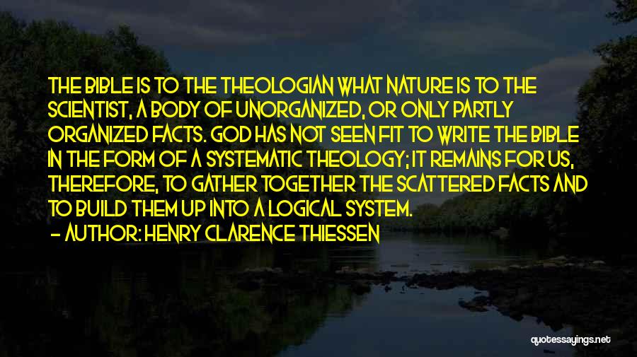 Nature In The Bible Quotes By Henry Clarence Thiessen