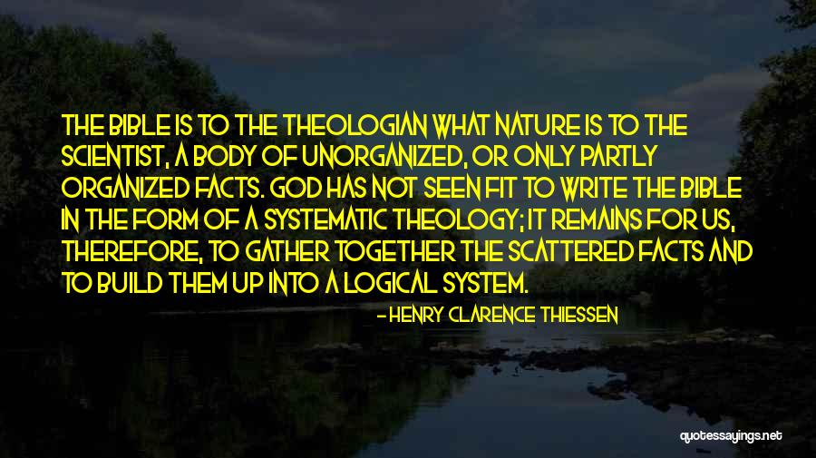 Nature In The Bible Quotes By Henry Clarence Thiessen