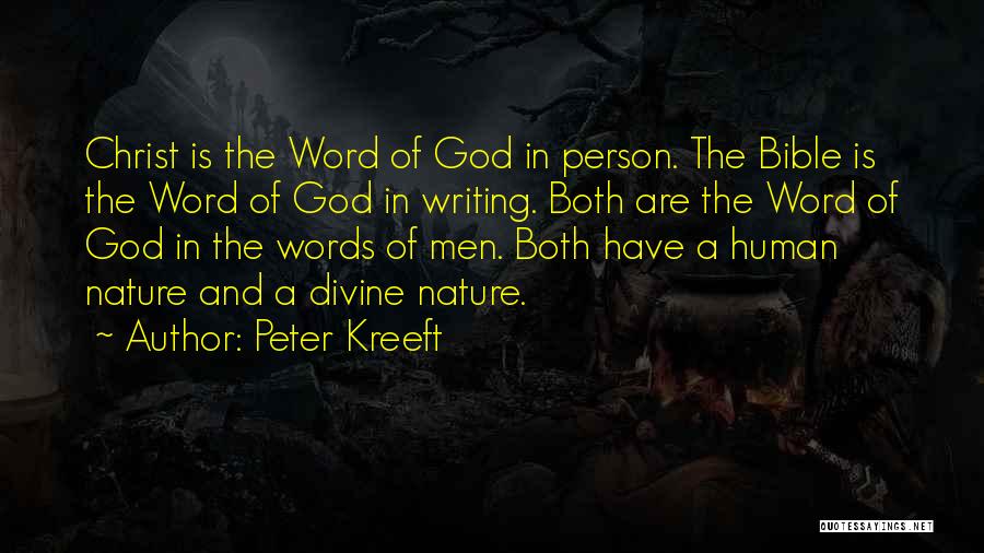 Nature In The Bible Quotes By Peter Kreeft