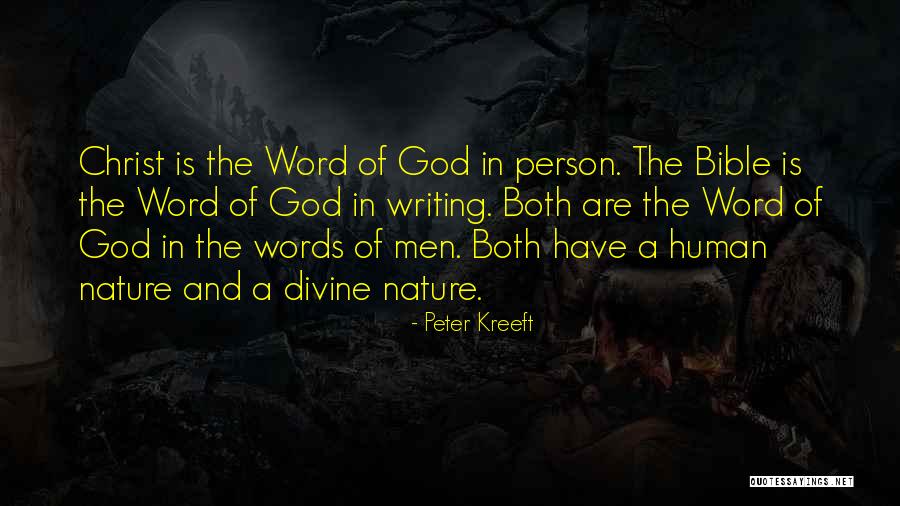 Nature In The Bible Quotes By Peter Kreeft