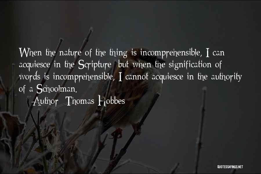 Nature In The Bible Quotes By Thomas Hobbes