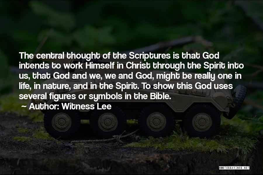 Nature In The Bible Quotes By Witness Lee