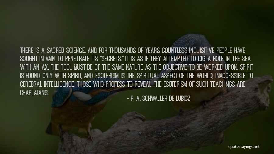 Nature Is Sacred Quotes By R. A. Schwaller De Lubicz Nature Is Sacred Quotes By R. A. Schwaller De Lubicz