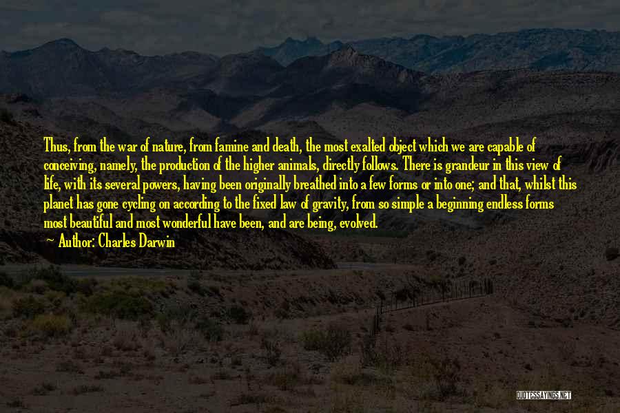 Nature Law Quotes By Charles Darwin