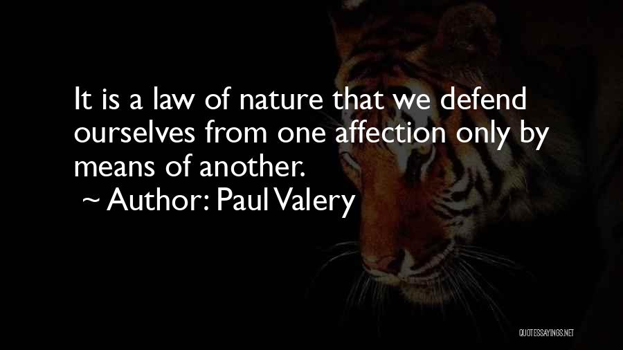 Nature Law Quotes By Paul Valery