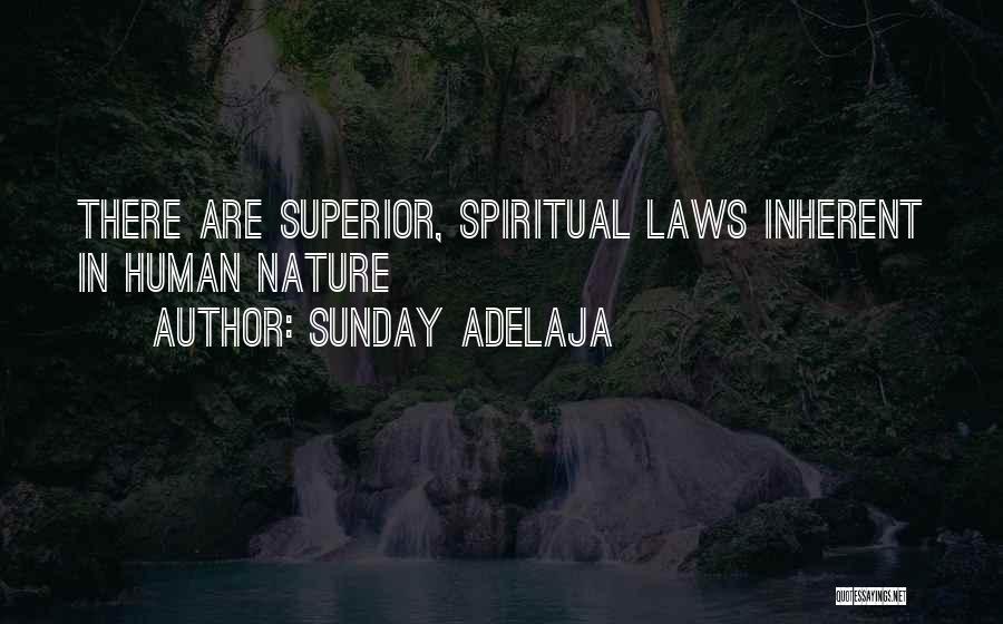 Nature Law Quotes By Sunday Adelaja