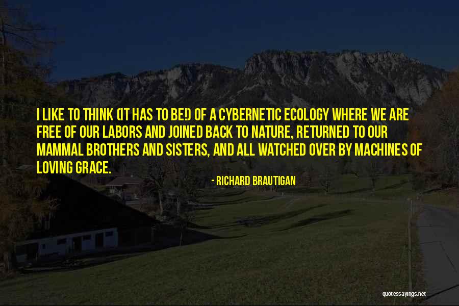 Nature Loving Quotes By Richard Brautigan