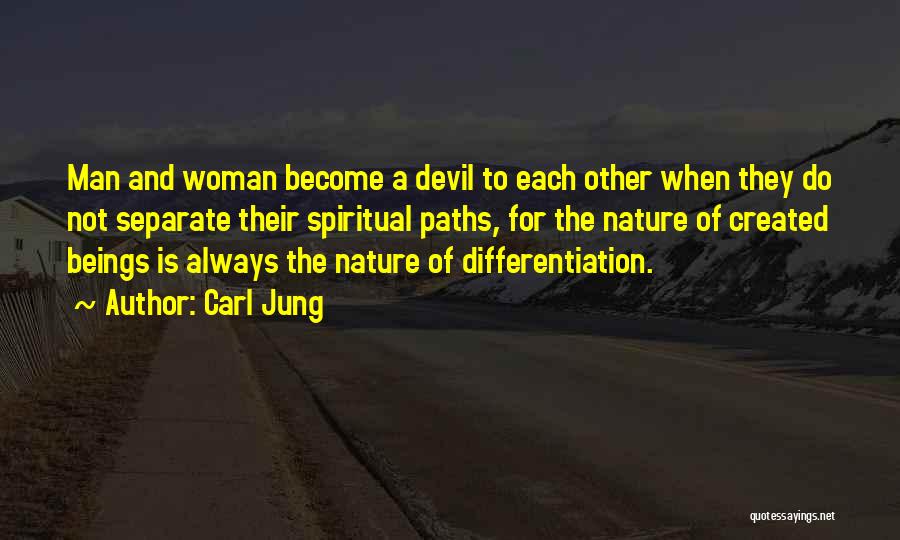 Nature Man And Woman Quotes By Carl Jung