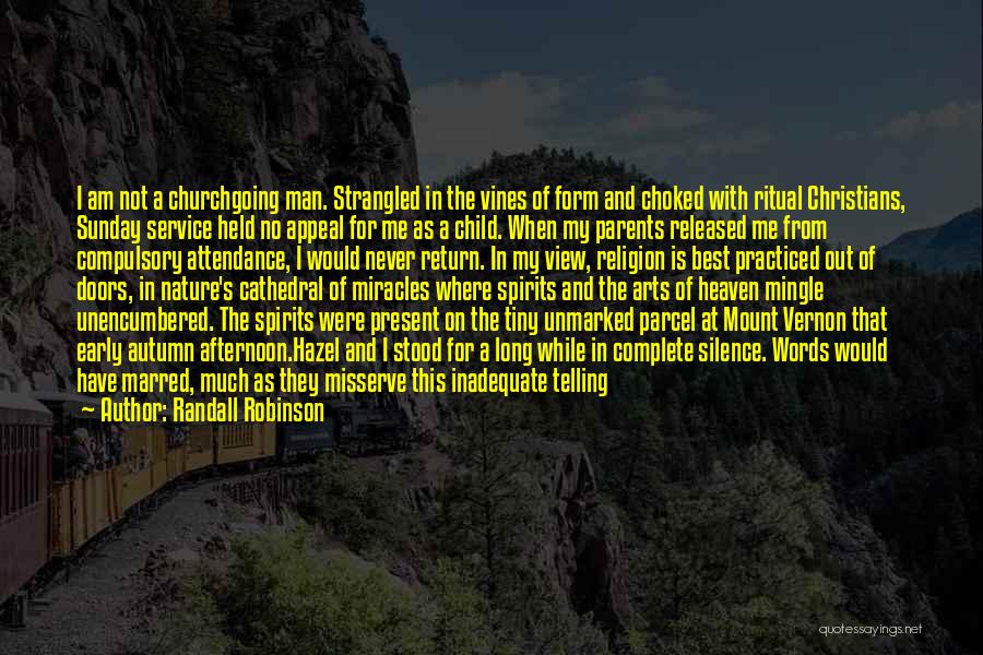Nature Mist Quotes By Randall Robinson