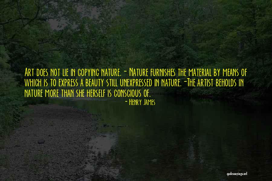 Nature Of Beauty Quotes By Henry James