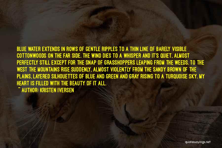 Nature Of Beauty Quotes By Kristen Iversen