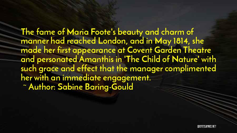 Nature Of Beauty Quotes By Sabine Baring-Gould