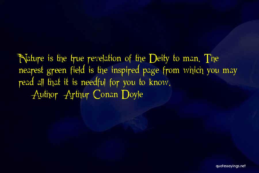 Nature Of Deity Quotes By Arthur Conan Doyle