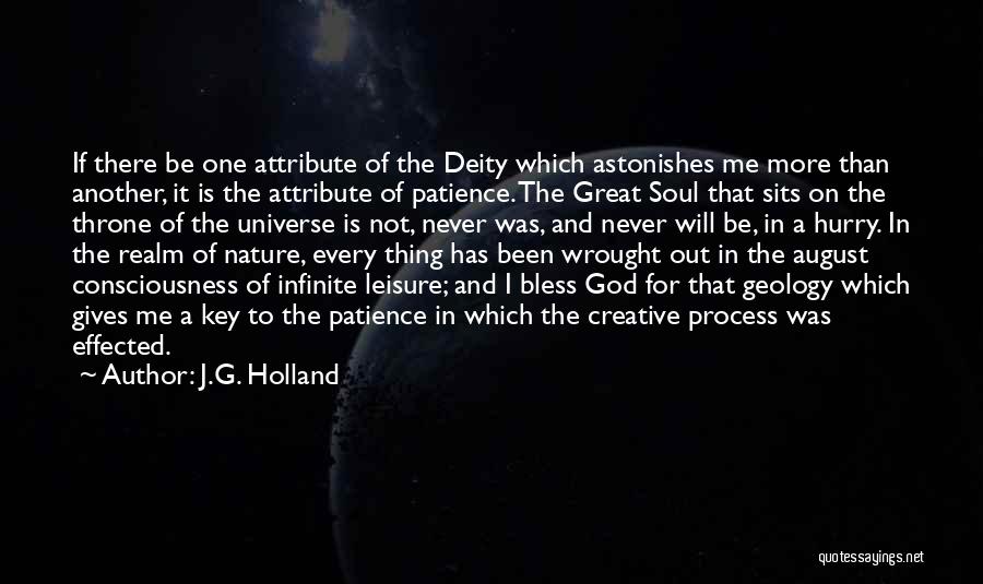 Nature Of Deity Quotes By J.G. Holland