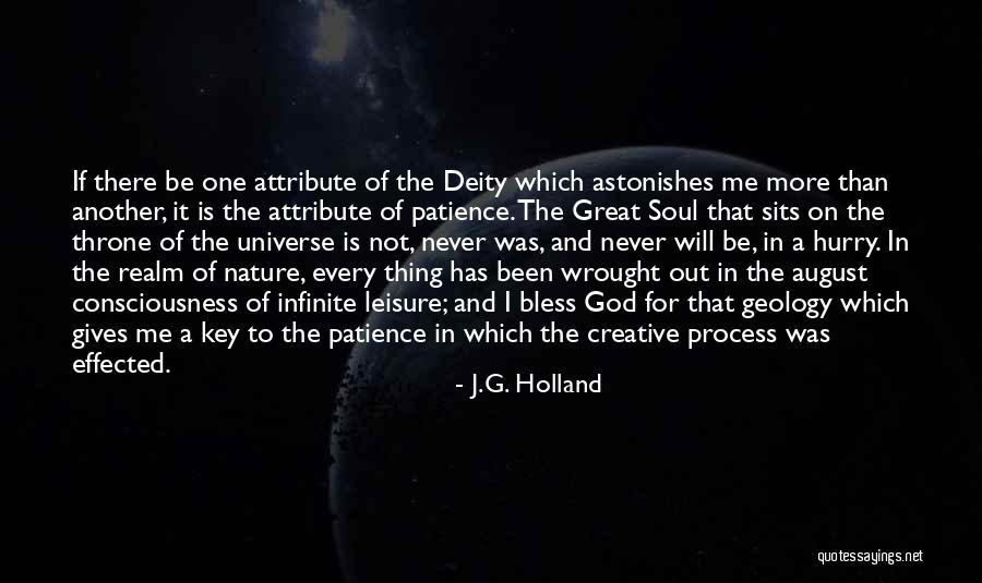 Nature Of Deity Quotes By J.G. Holland Nature Of Deity Quotes By J.G. Holland