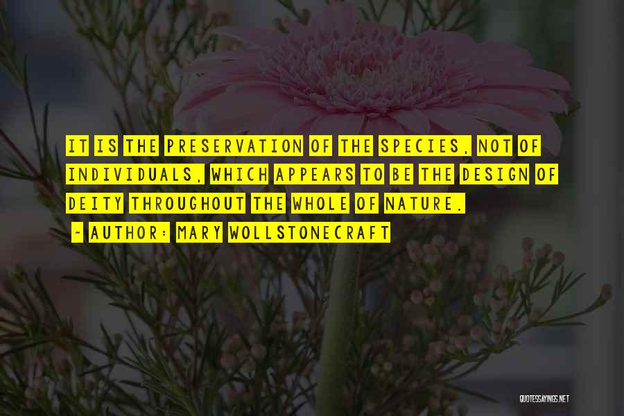 Nature Of Deity Quotes By Mary Wollstonecraft