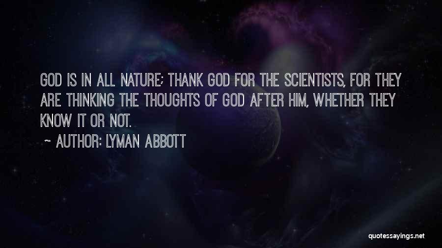 Nature Of God Quotes By Lyman Abbott