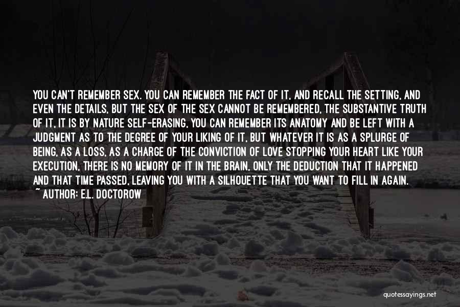 Nature Of Memory Quotes By E.L. Doctorow