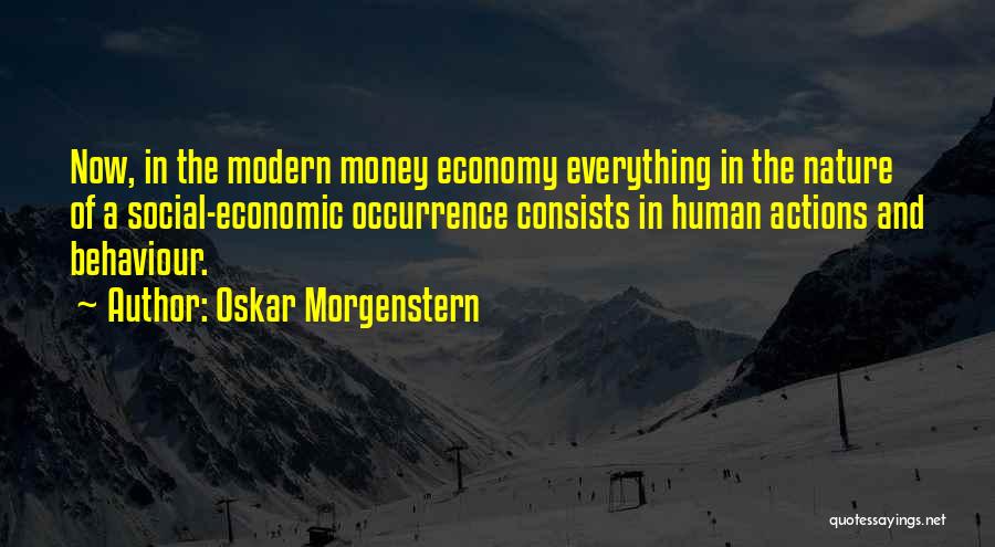 Nature Of Quotes By Oskar Morgenstern
