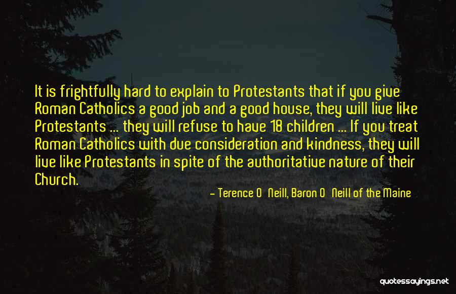 Nature Of The Job Quotes By Terence O'Neill, Baron O'Neill Of The Maine Nature Of The Job Quotes By Terence O'Neill, Baron O'Neill Of The Maine