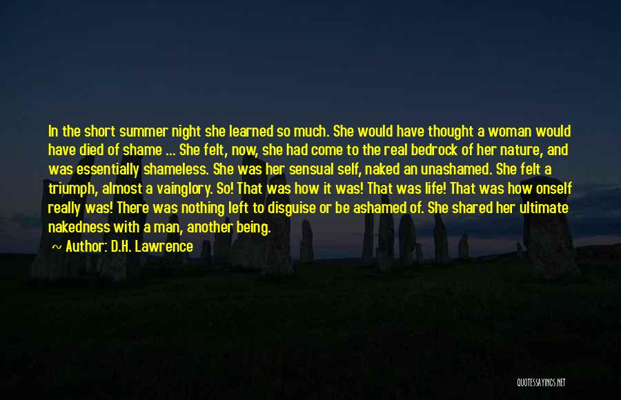 Nature Of The Woman Quotes By D.H. Lawrence