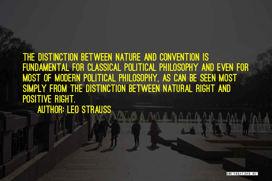 Nature Positive Quotes By Leo Strauss