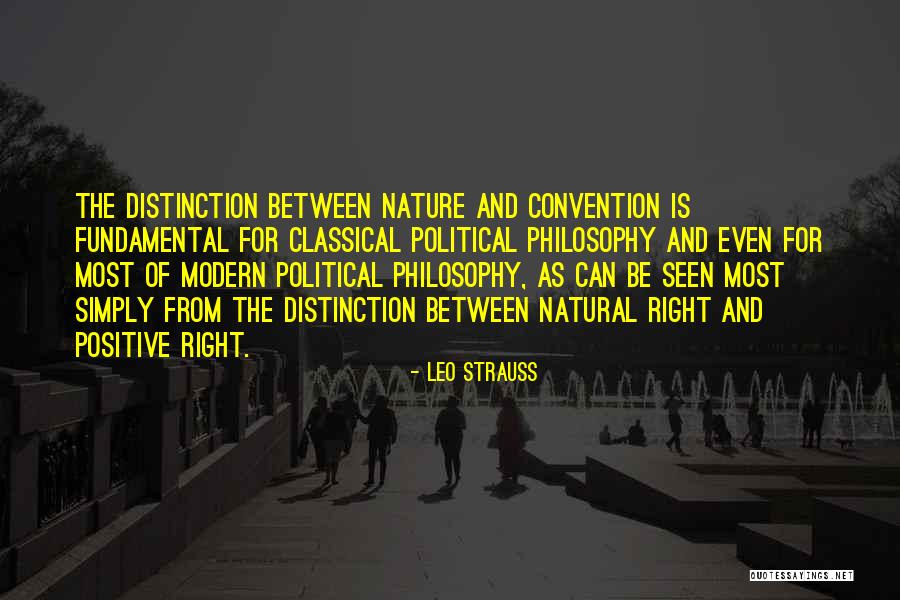 Nature Positive Quotes By Leo Strauss