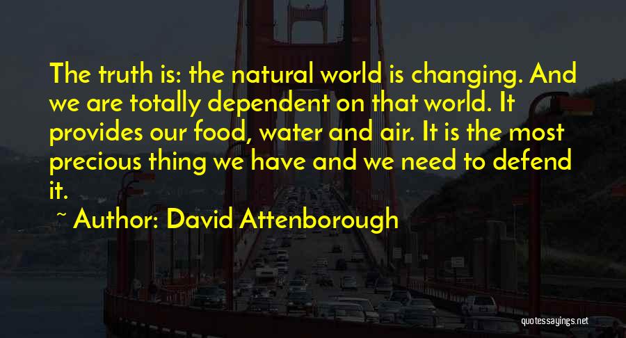 Nature Provides Quotes By David Attenborough