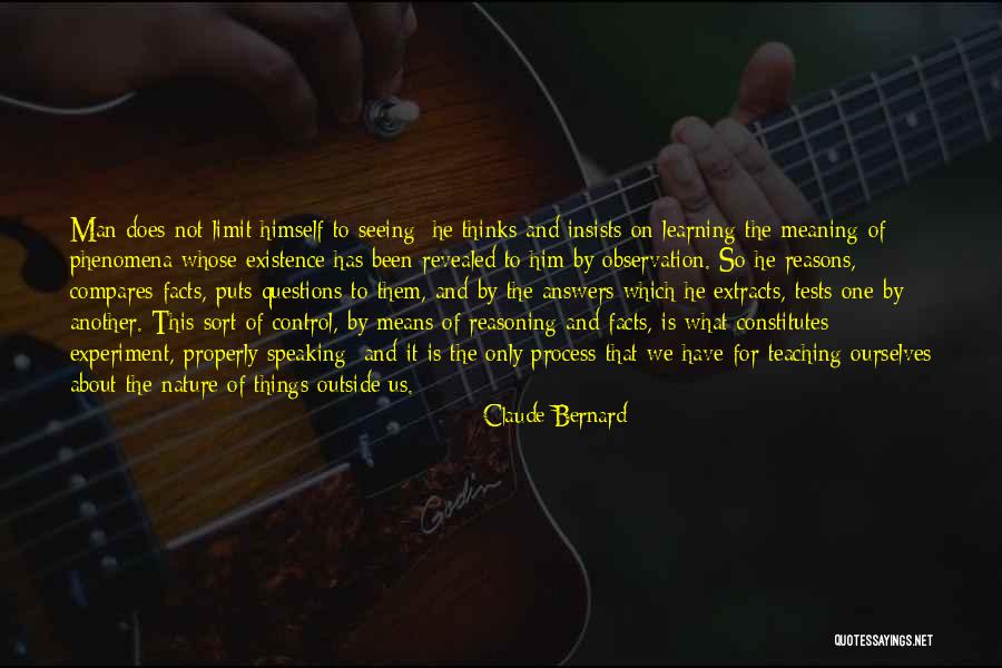 Nature Seeing Quotes By Claude Bernard Nature Seeing Quotes By Claude Bernard