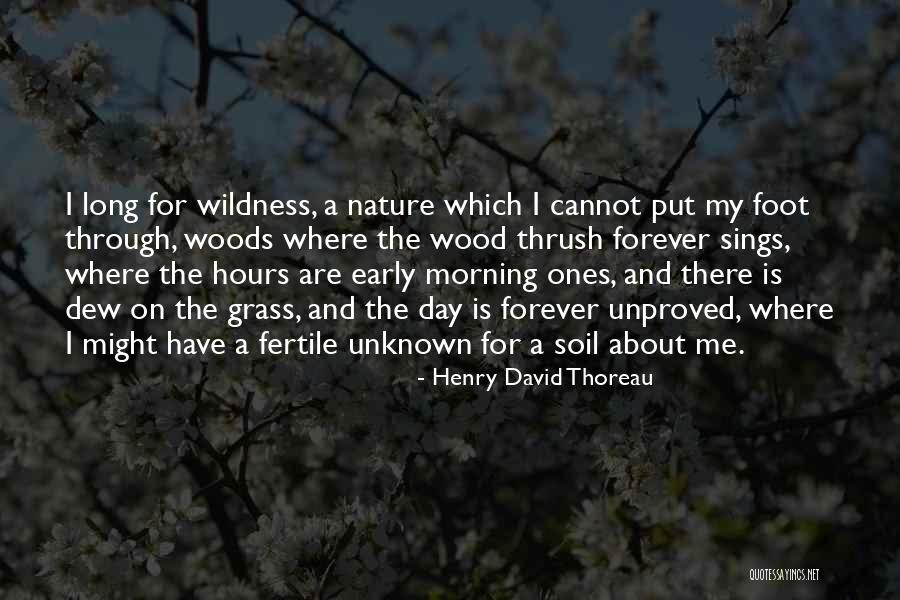 Nature Sings Quotes By Henry David Thoreau Nature Sings Quotes By Henry David Thoreau