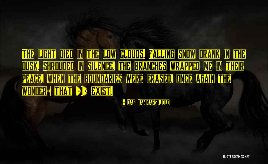 Nature Snow Quotes By Dag Hammarskjold