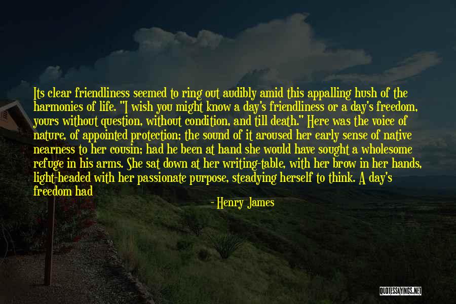 Nature Sound Quotes By Henry James