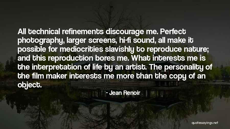 Nature Sound Quotes By Jean Renoir