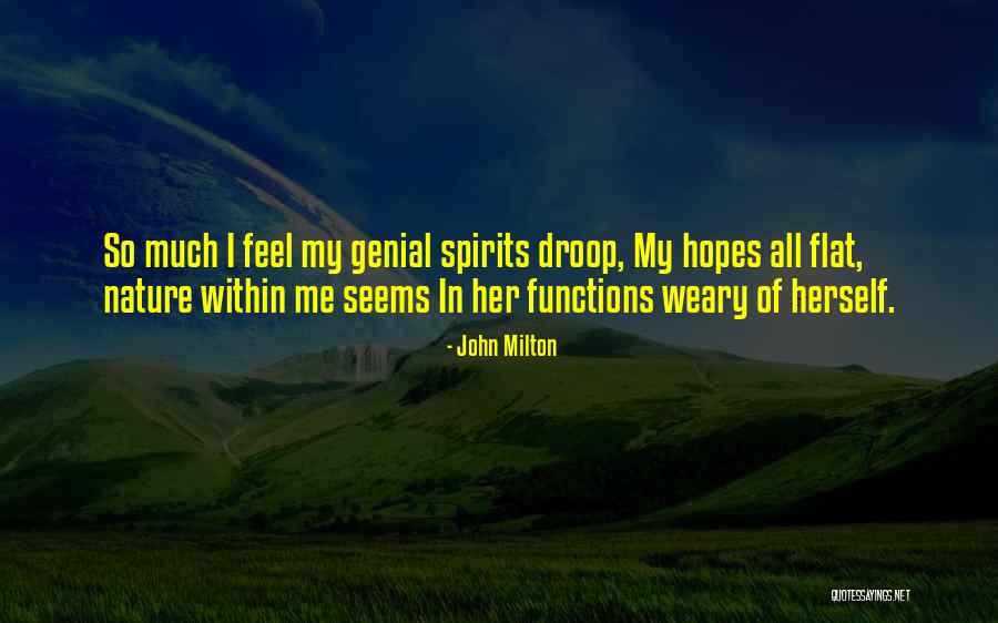 Nature Spirits Quotes By John Milton Nature Spirits Quotes By John Milton