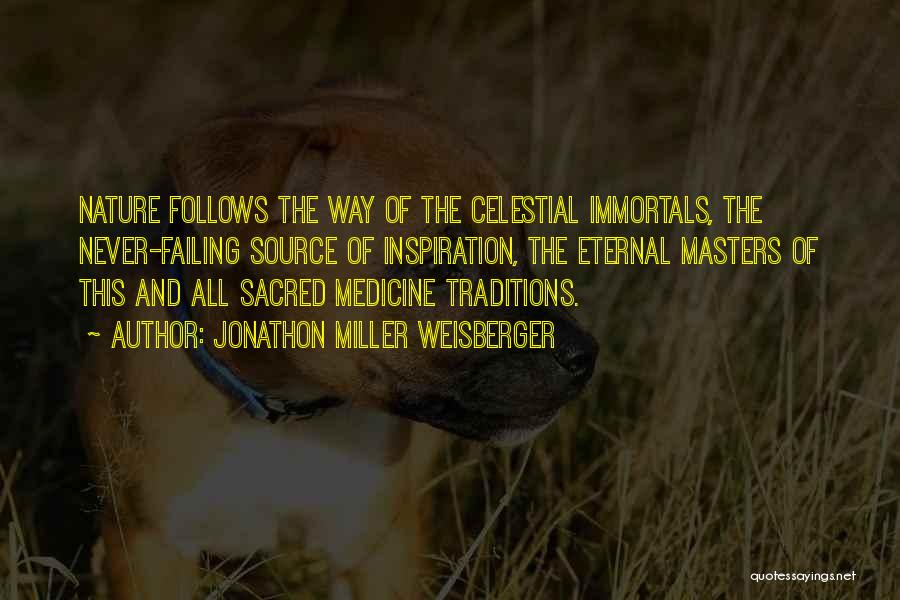 Nature Spirituality Quotes By Jonathon Miller Weisberger