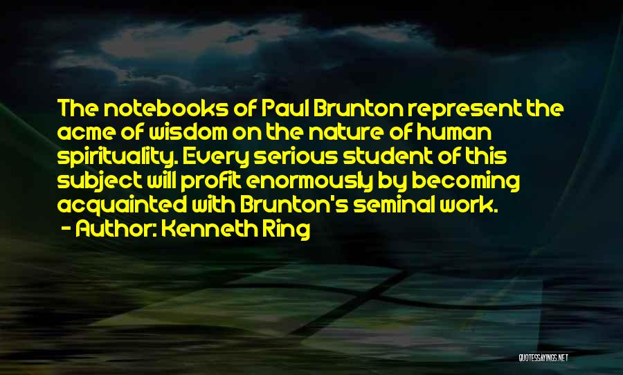 Nature Spirituality Quotes By Kenneth Ring