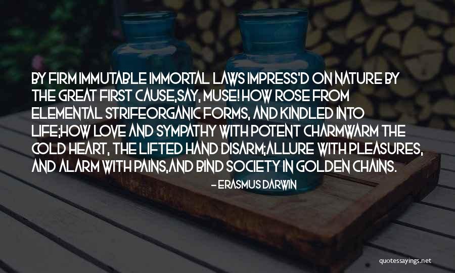 Nature Sympathy Quotes By Erasmus Darwin Nature Sympathy Quotes By Erasmus Darwin