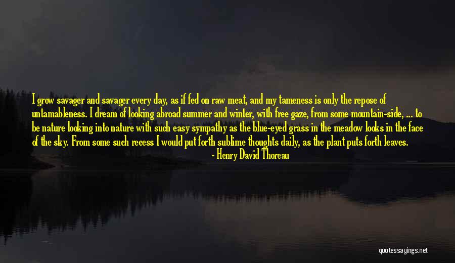 Nature Sympathy Quotes By Henry David Thoreau Nature Sympathy Quotes By Henry David Thoreau