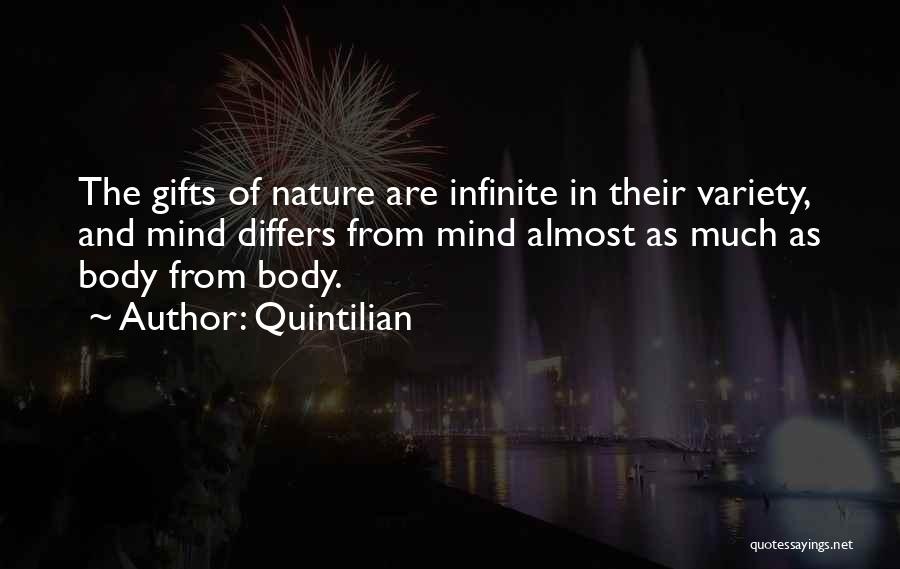 Nature Variety Quotes By Quintilian
