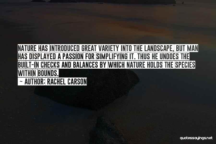 Nature Variety Quotes By Rachel Carson