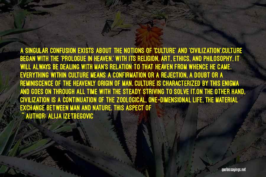 Nature Vs Civilization Quotes By Alija Izetbegovic