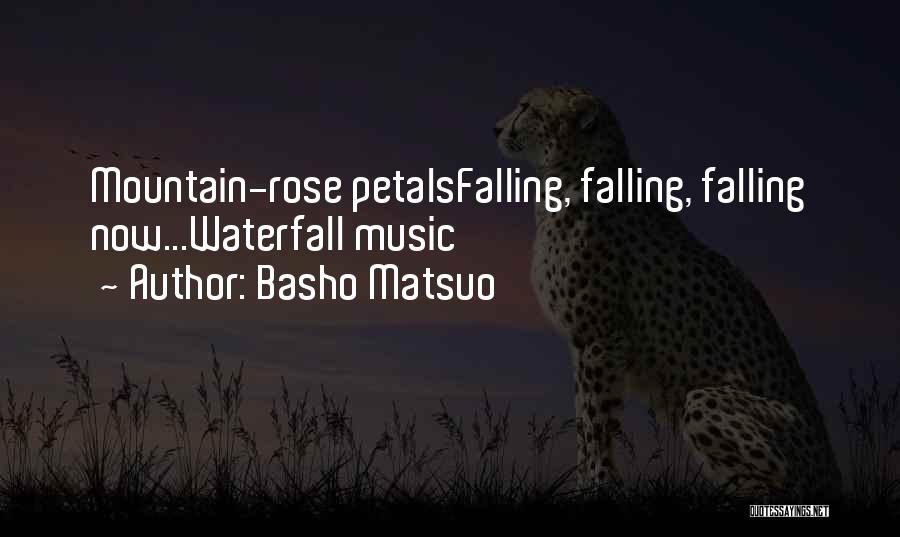 Nature Waterfall Quotes By Basho Matsuo