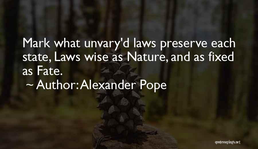 Nature Wise Quotes By Alexander Pope