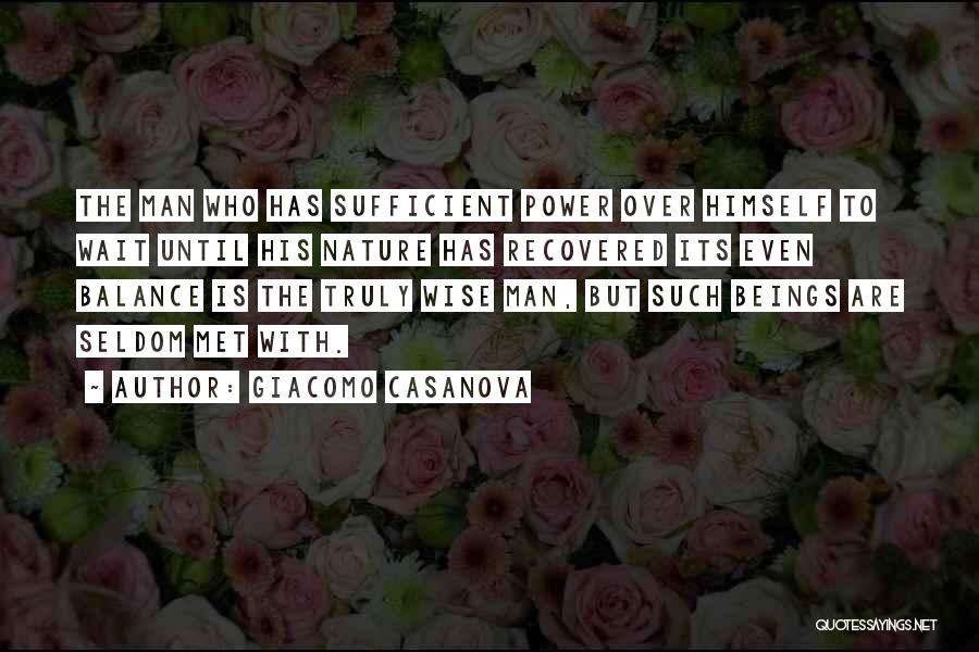 Nature Wise Quotes By Giacomo Casanova